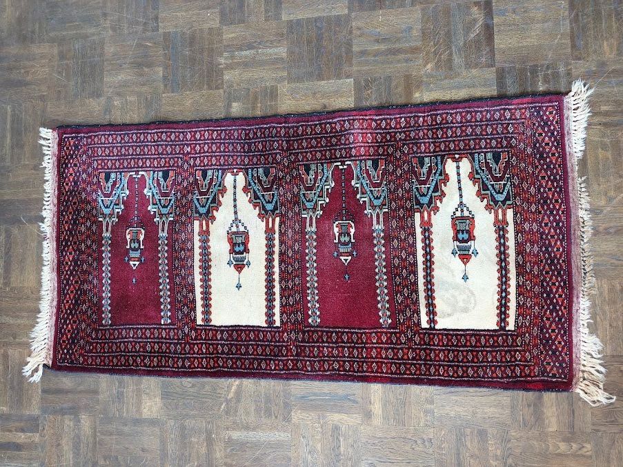 Tappeti: N9 Orientteppich handgeknüpft 63x122 – Usato da Toffen venduto da Immo-Erben