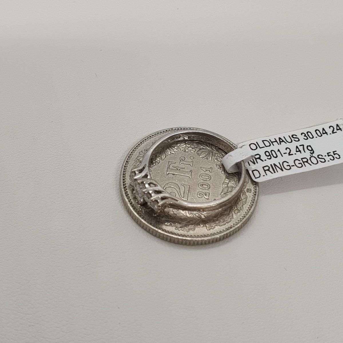 Anelli: Echt 18K Gold - Diamant Ring – Usato da Luzern venduto da Luzern-Goldhaus 4