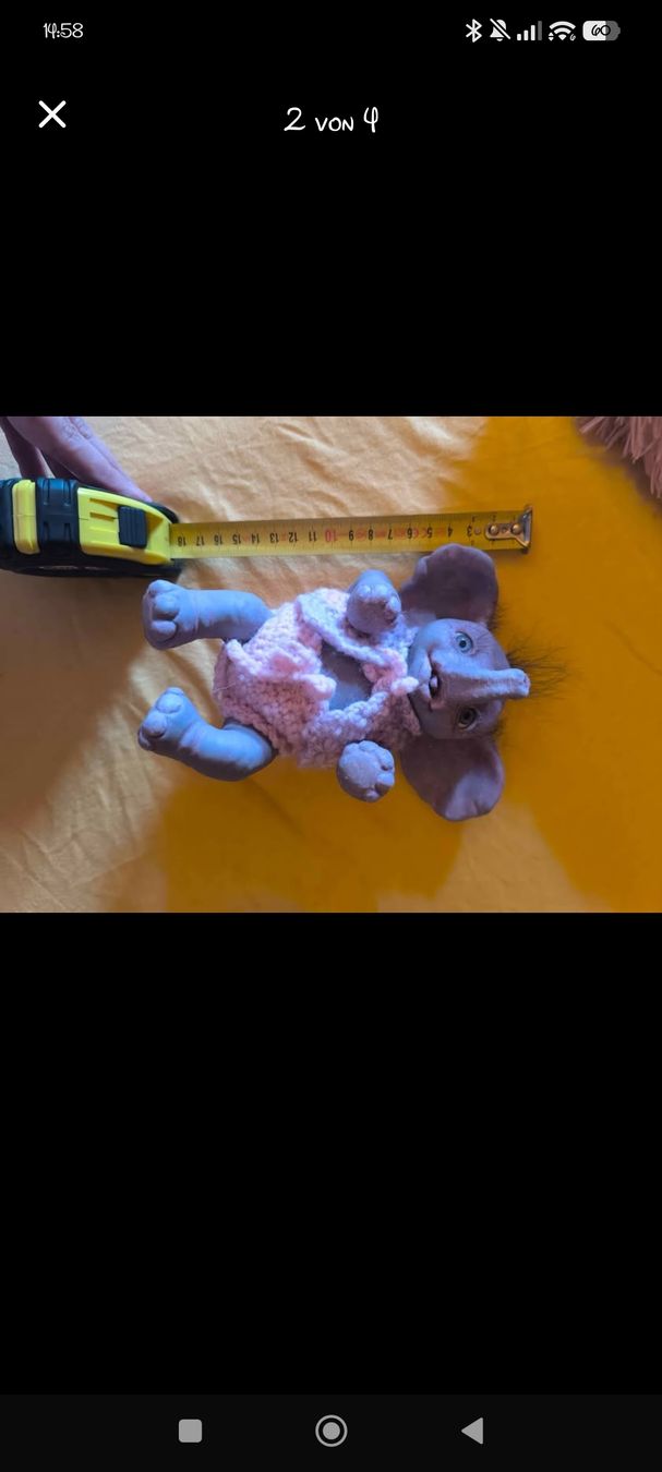 Bambole: Elefant Silikon Puppe – Nuovo (secondo la descrizione) da Rickenbach Sulz venduto da jadeprinzessin89 1