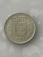 5 Franken 1951  vorzüglich