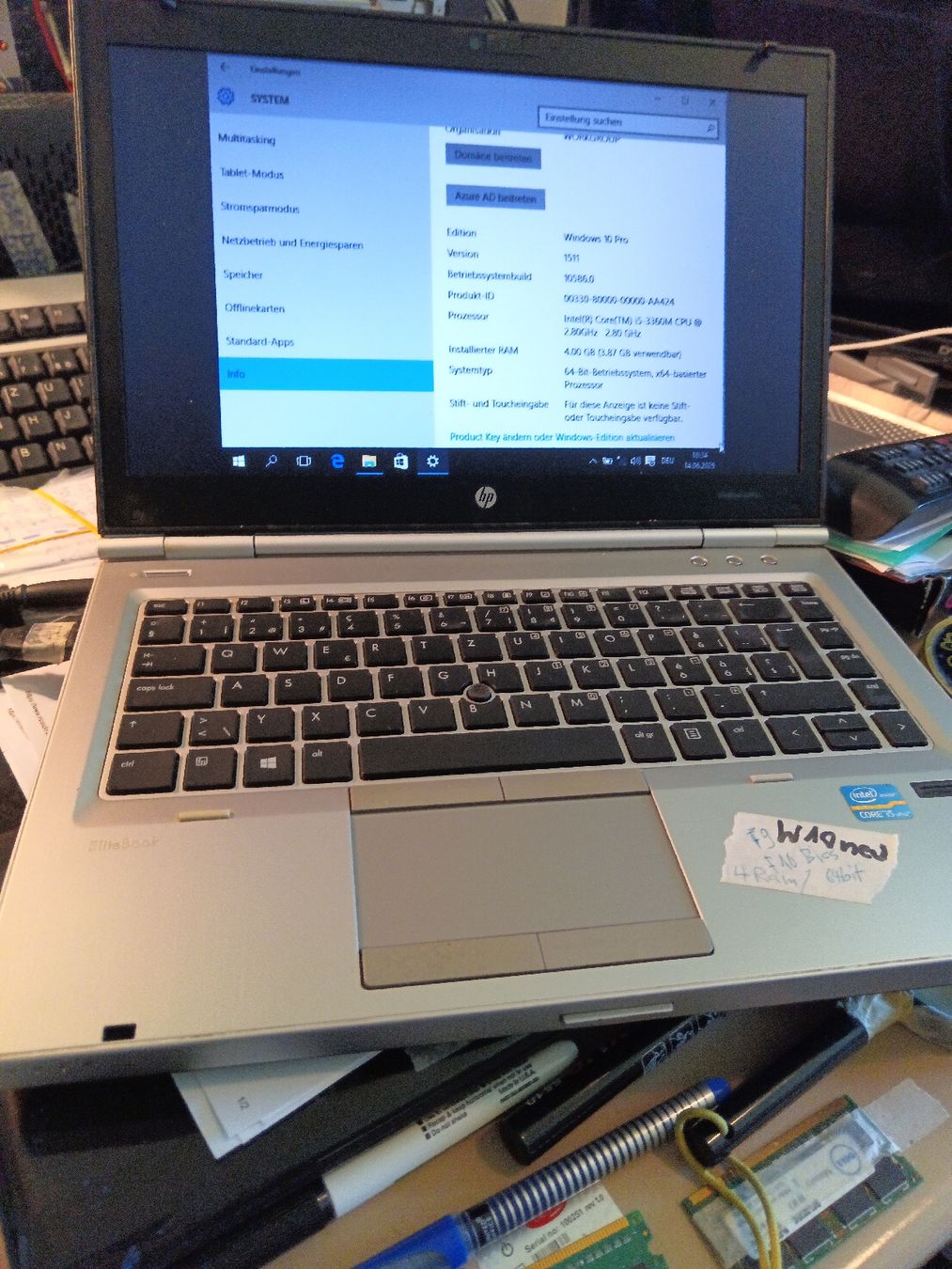Hewlett Packard Notebook: Notebook Elite 840 i5 Xp-lite english – Usato da Wila venduto da delphi48 1