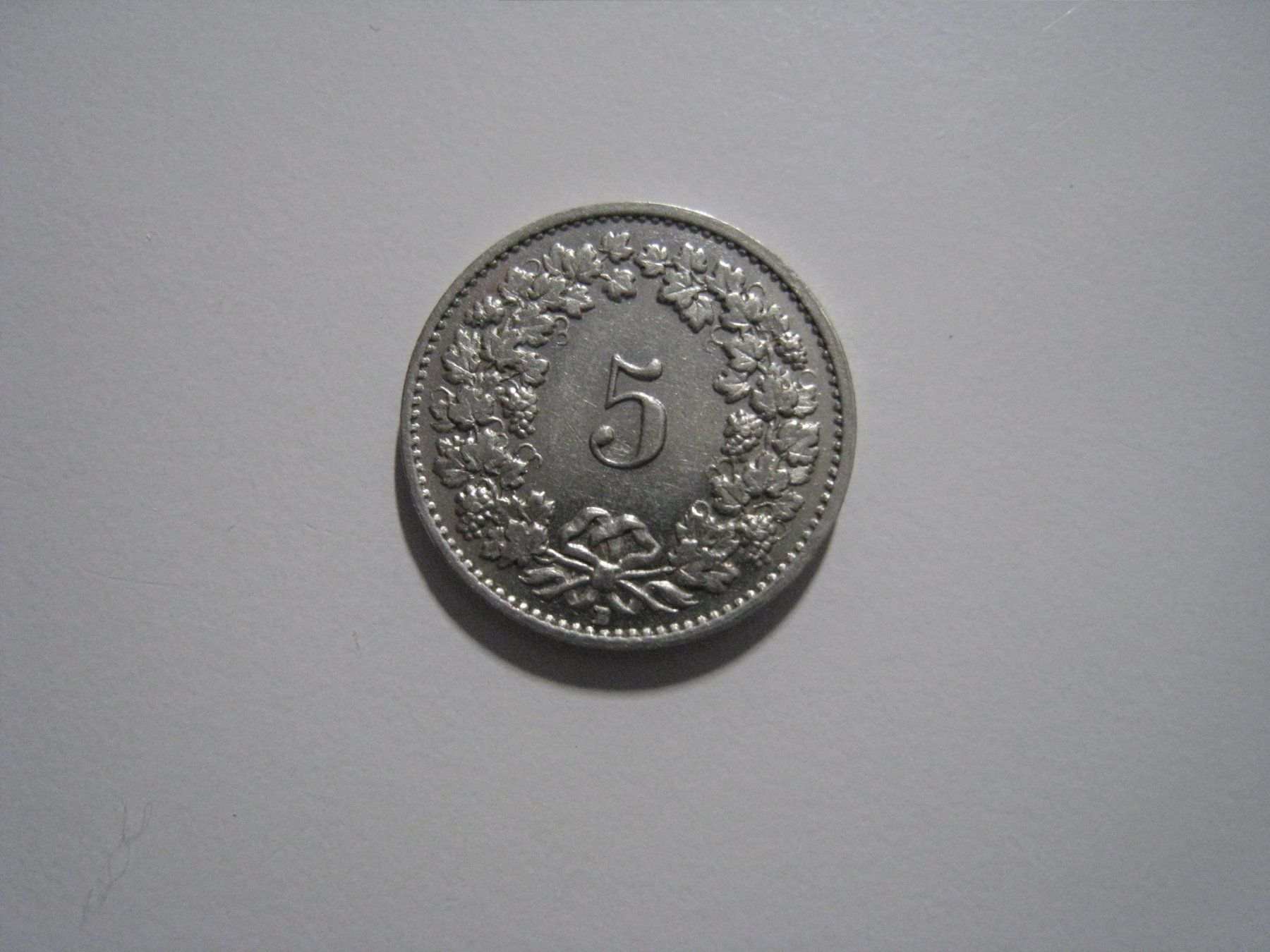 Tutti le monete: 5 Rappen 1938  vz  (8) – Usato da Aarwangen venduto da Pinsel7890 1