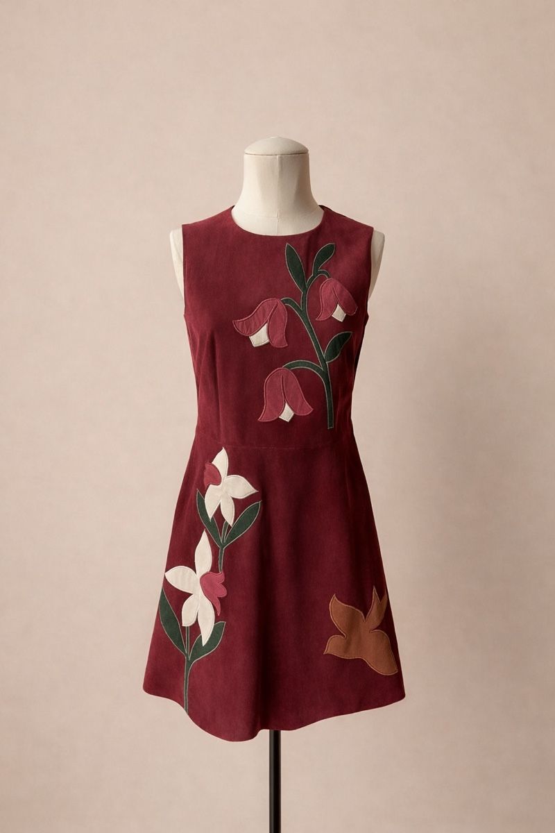 Valentino Vestiti: Red Valentino Wildleder Kleid – Usato da Derendingen venduto da More_19