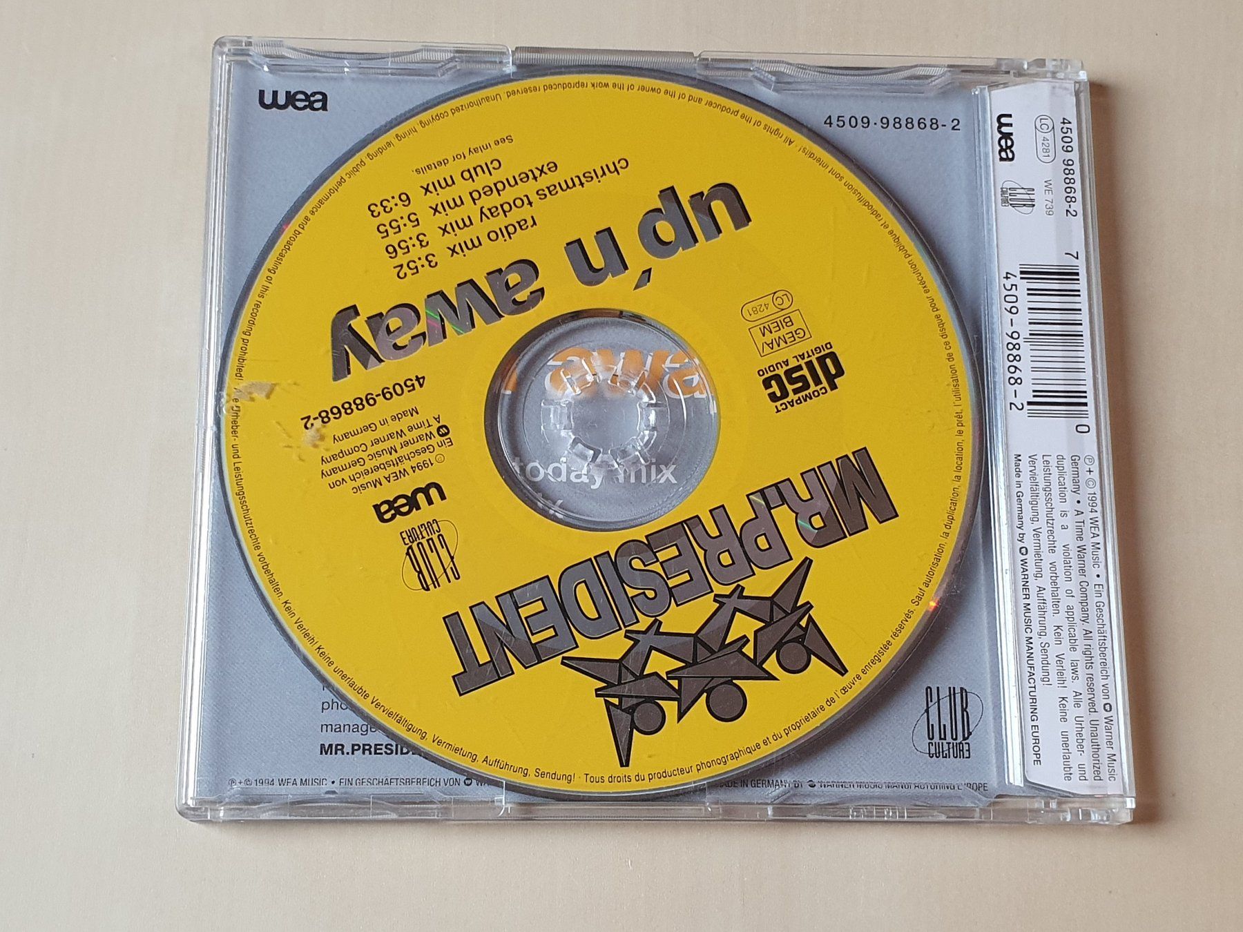 CD: Mr. President up n away – Usato da Stansstad venduto da collectorsshop 1