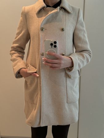 Zara Mantel mit Doppelte-Knopfleiste (S)