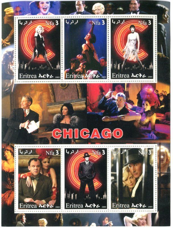Alle Briefmarken: Block "Chicago". Eritrea – Neu und originalverpackt aus Basel von Butsch5
