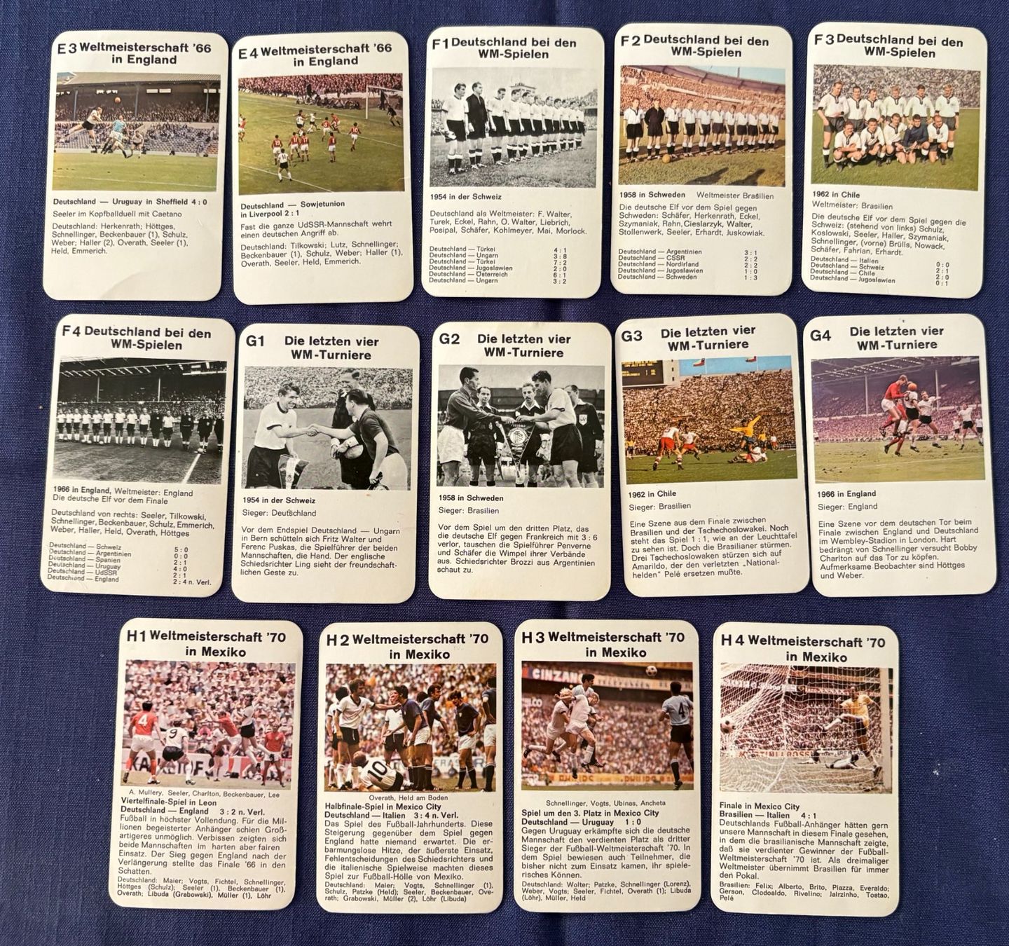 Giochi: QUARTETT FUSSBALL WELTMEISTERSCHAFT MEXICO – Usato da Ostermundigen venduto da wini63 2