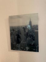 New York Bild aus Glass, 50/40 cm, Top Zustand!