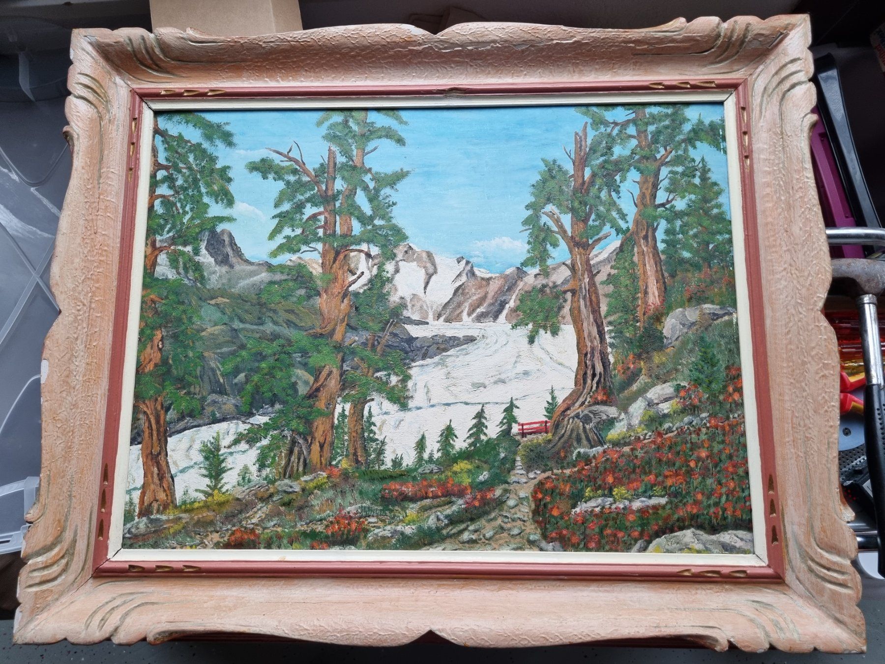 Dipinti: Berglandschaft Gemälde, – Usato da Riedholz venduto da mic_sv5c