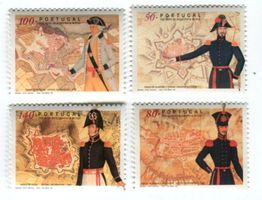 Briefmarken "Genietruppe". Portugal.