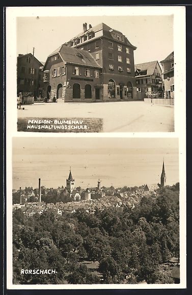 Ansichtskarten: Rorschach, Pension Blumenau, Haushaltung – Gebraucht aus Berlin von bartko-reher