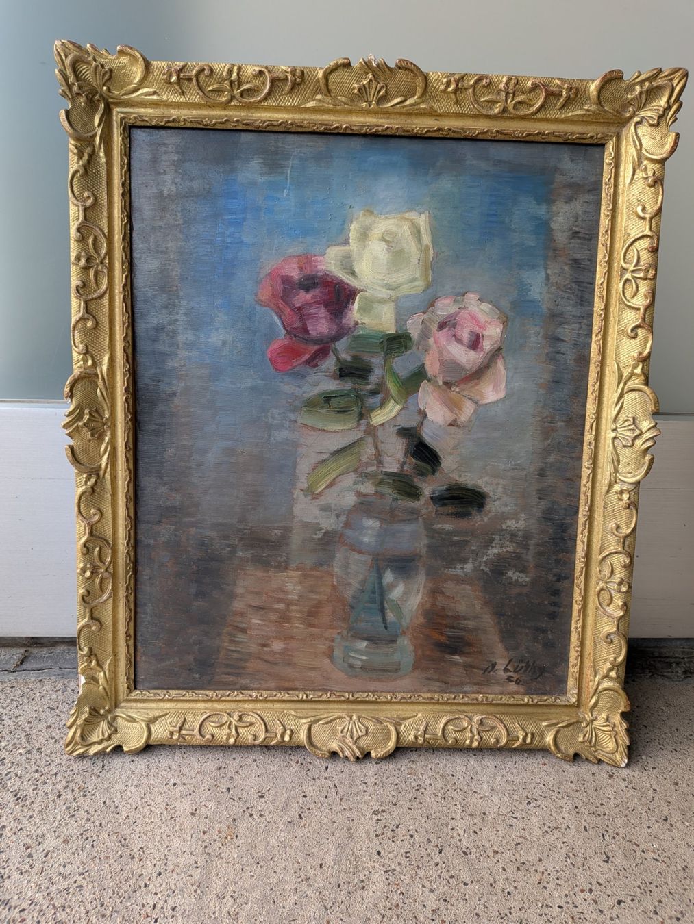 Dipinti: Original Gemälde Oskar Lüthy 1882-1945 – Usato da Emmen venduto da magelan