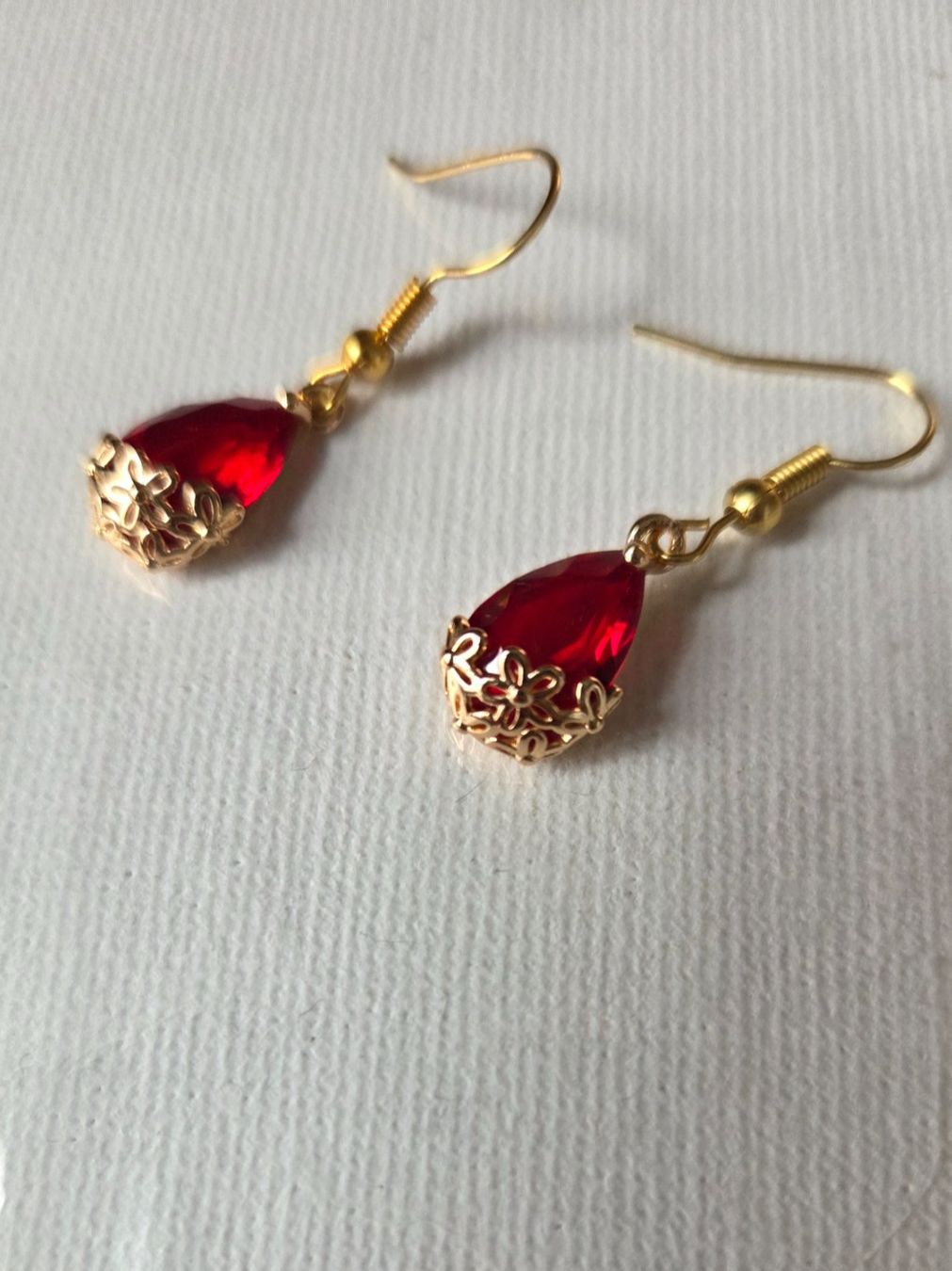 Orecchini pendenti & Orecchini a lobo: Ohrringe Modeschmuck Perlen Style Rot NEU – Nuovo (secondo la descrizione) da Weggis venduto da Leeclipse 2