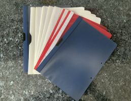 Mappen und Bewerbungsmappen verschiedene Farben