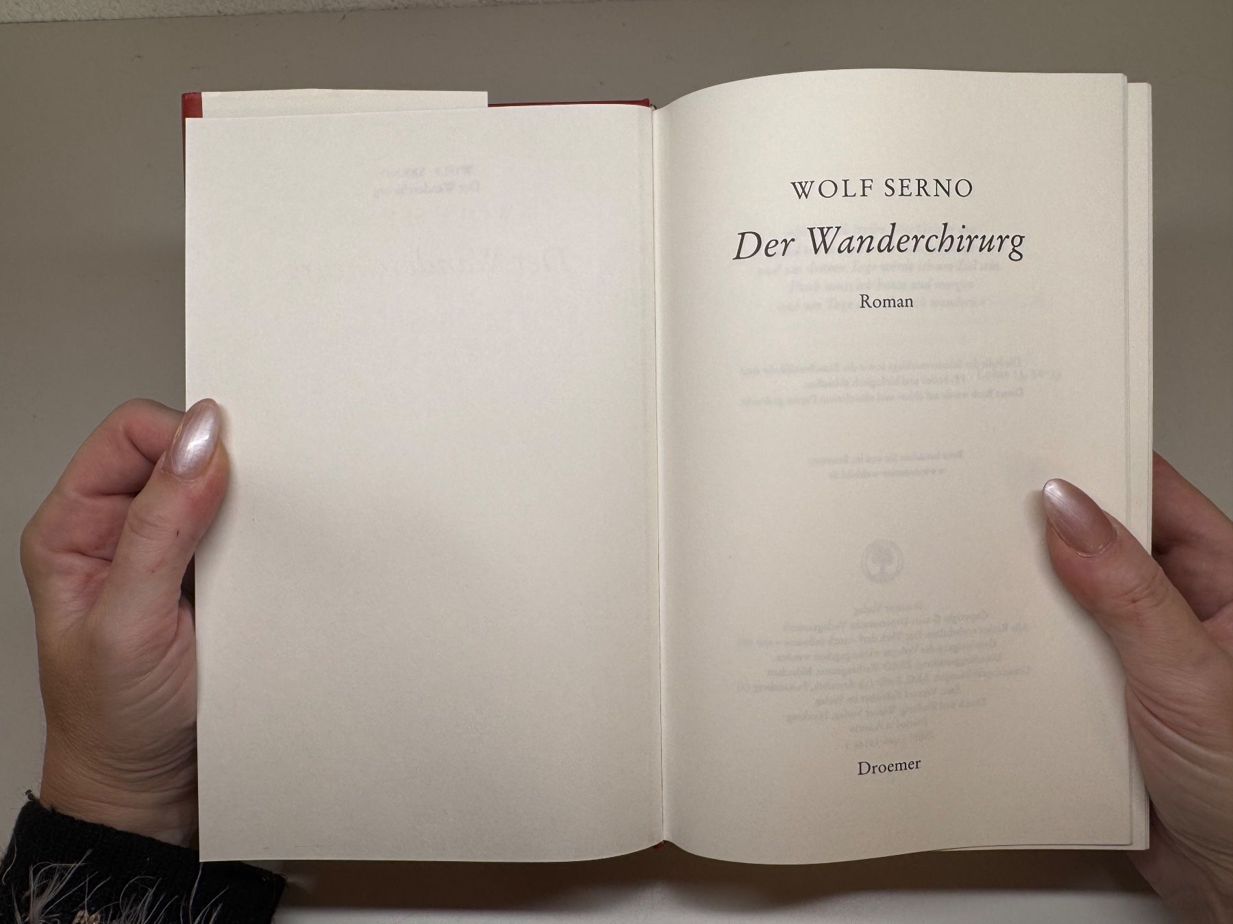 Libri: ROMAN: Wolf Serno, Der Wanderchirurg – Usato da Grosswangen venduto da Deutsche_Romane 2