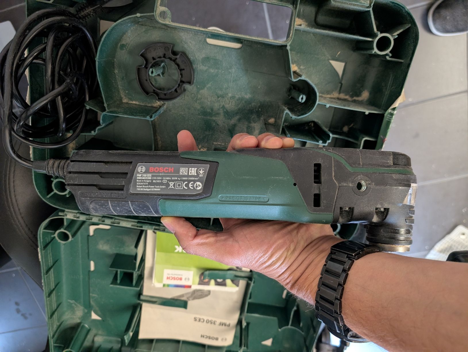 Bosch Tutti gli attrezzi: Bosch Multifunktionswerkzeug PMF 350 CES | 350 W – Usato da Zürich venduto da globetrotter7 4
