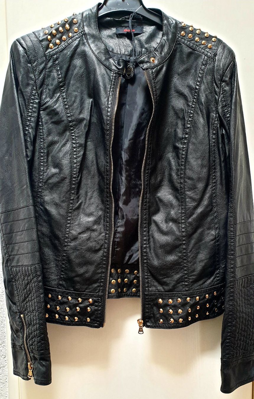 Giacche & Cappotti: LEDERIMITAT JACKE – Nuovo e nell'imballaggio originale da Thun venduto da Vecgou