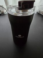 SanTECO Thermobecher Schwarz, neuwertig