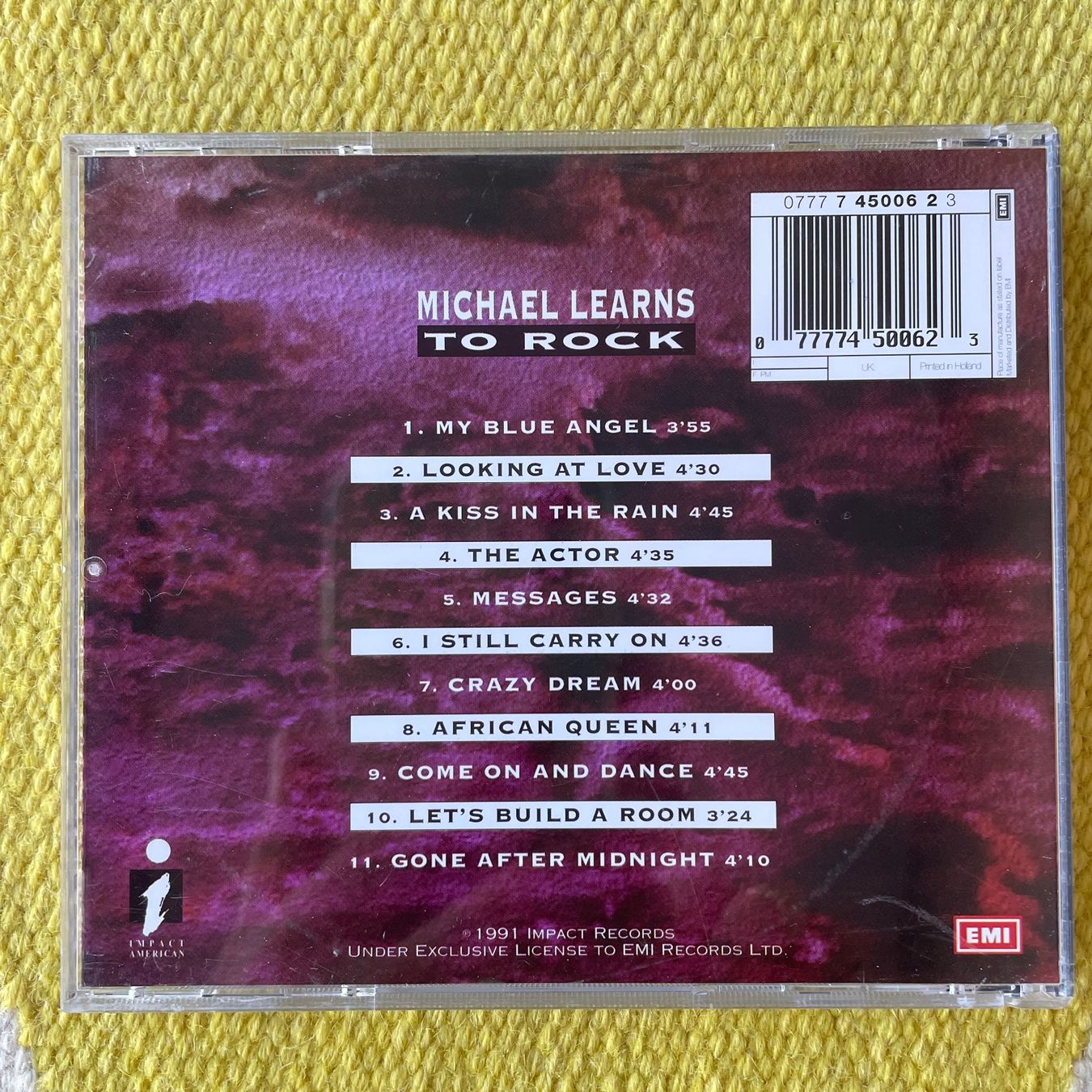 CD: MICHAEL LEARNS TO ROCK-MICHAEL LEARNS TO ROCK – Usato da Rorschacherberg venduto da CD-Roli 1