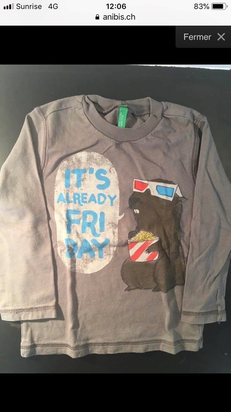 Benetton Camicie, T-shirt & Polo: Benetton pull enfant – Usato da Sion venduto da tchana77