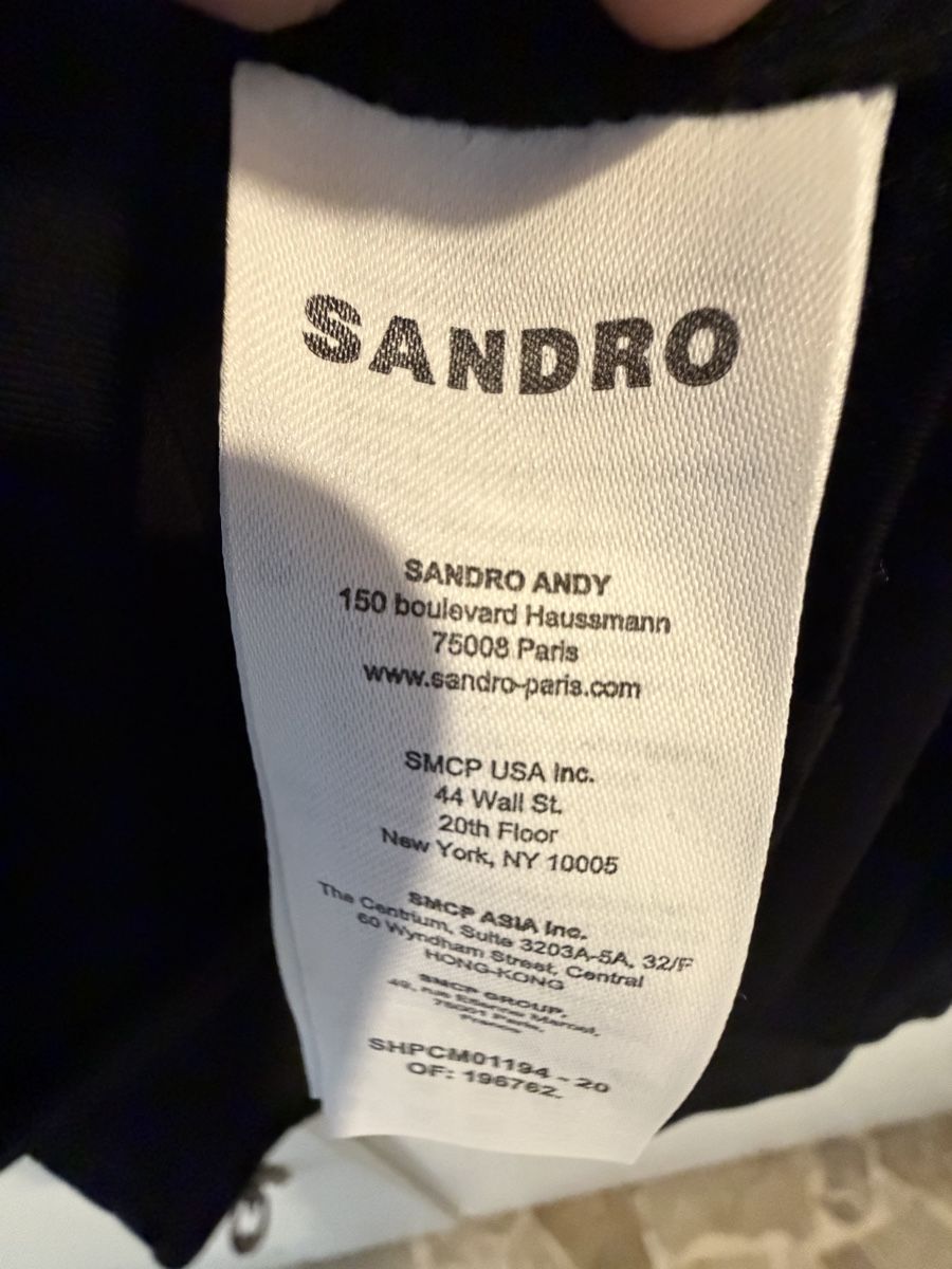 Sandro Chemises: Camicia Sandro nera taglia L usata – Neuf (Voir description) à Lugano par can_xdd8 3