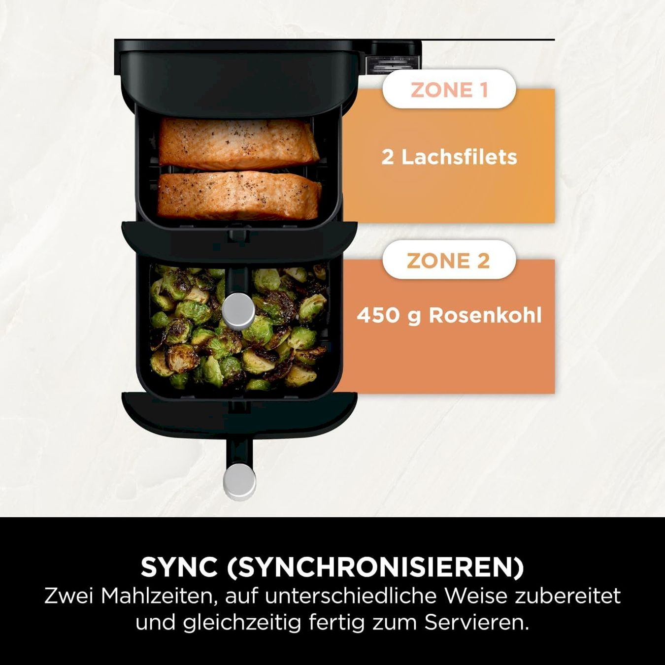 Elettrodomestici da cucina: Ninja SL300EU Heißluftfritteuse 7,6 L – Nuovo e nell'imballaggio originale da Bottighofen venduto da zaap 6