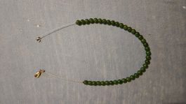 Halskette Jade mit Silberstempel 925