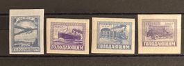 Sowjetrussland RSFSR 1921 Hungersnot Volga Relief Set 4 Stk
