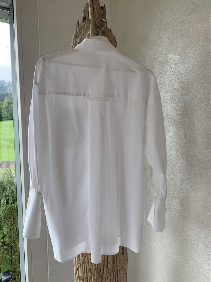 Steffen Schraut Camicette: Steffen Schraut Hemd Bluse Weiss Gr. 36 oversize – Usato da Schaan venduto da Annatina24 1