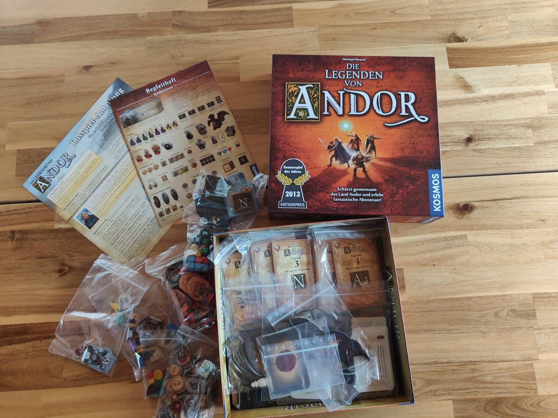 Kosmos Giochi: Die Legenden von Andor Brettspiel – Nuovo (secondo la descrizione) da Münsingen venduto da Phyxius1982 1