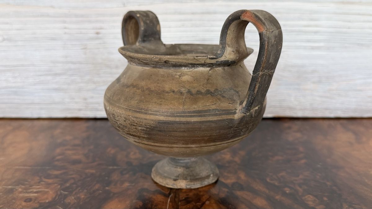 Tasses: Trinkbecher Skyphos  aus Ton antik – D'occasion à Riedholz par Frettchen63 3