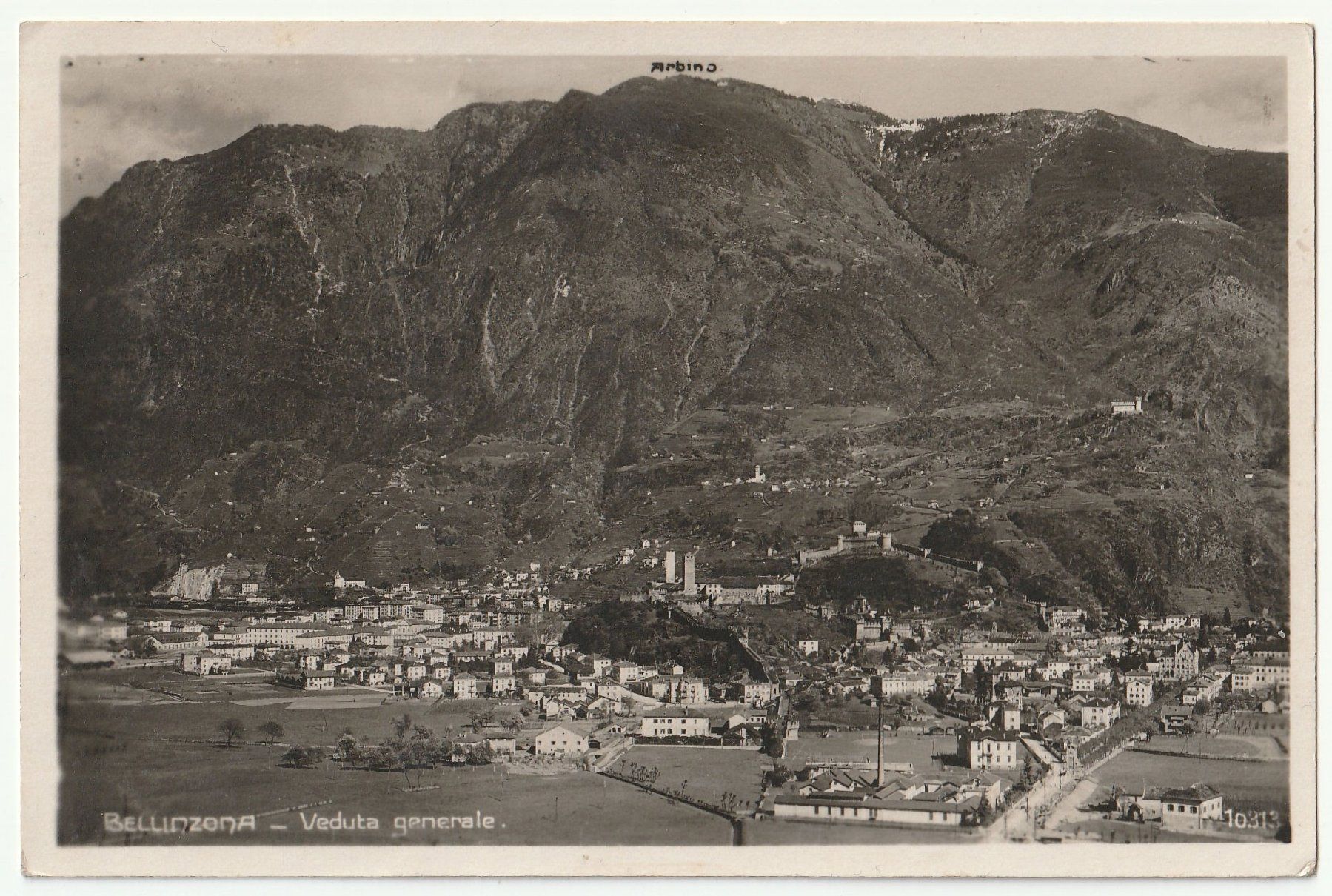 Cartoline postali: Postkarte Bellinzona 1929 – Usato da Basel venduto da chrisKB