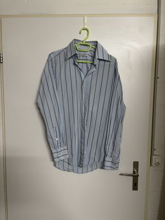 Dolce & Gabbana Hemd gestreift hellblau Grösse M gebraucht