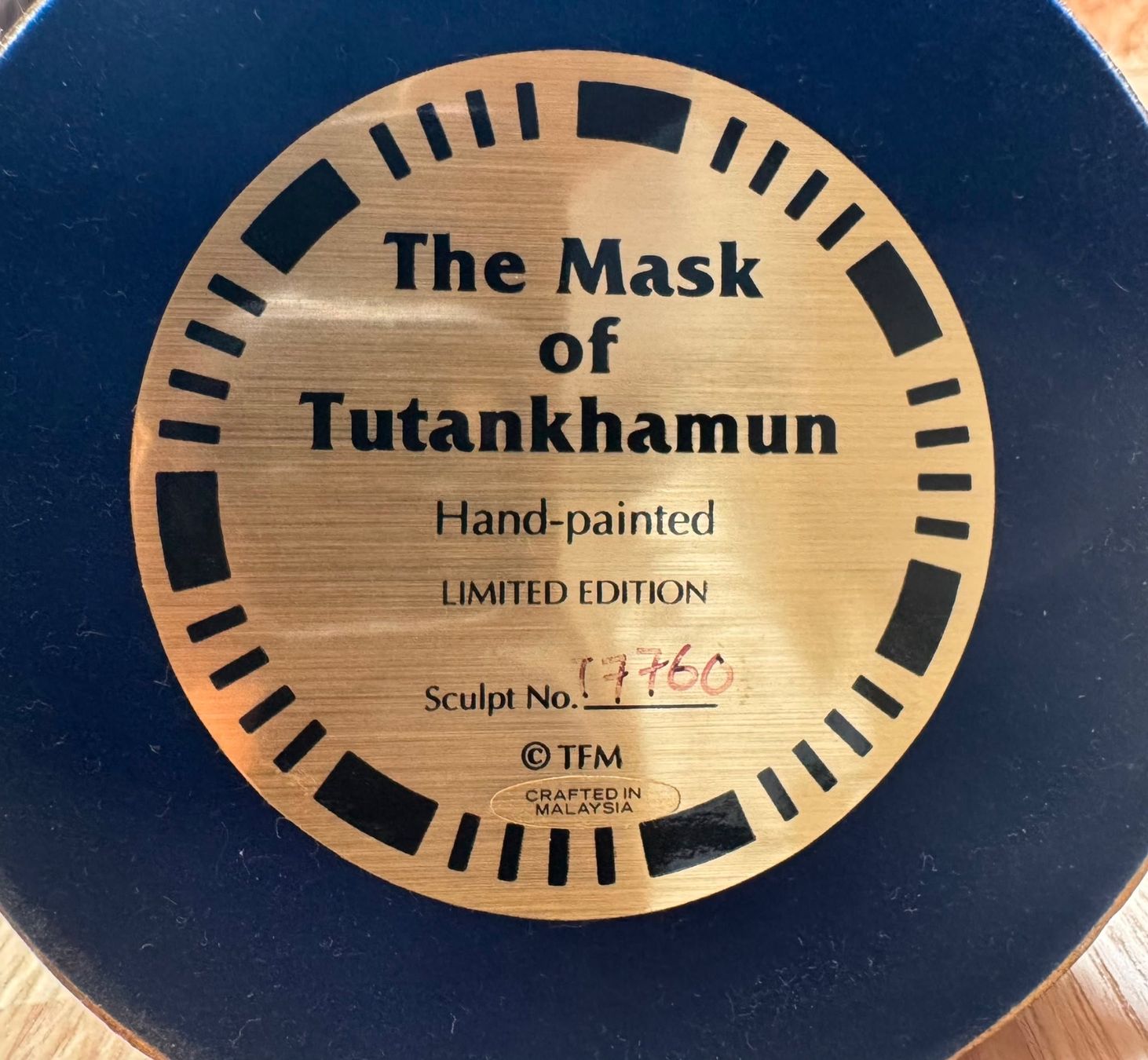 Sculture & Statue: Tutankhamun Maske unter Glas - Limitierte Edition – Usato da Brüttisellen venduto da ThommyK 2
