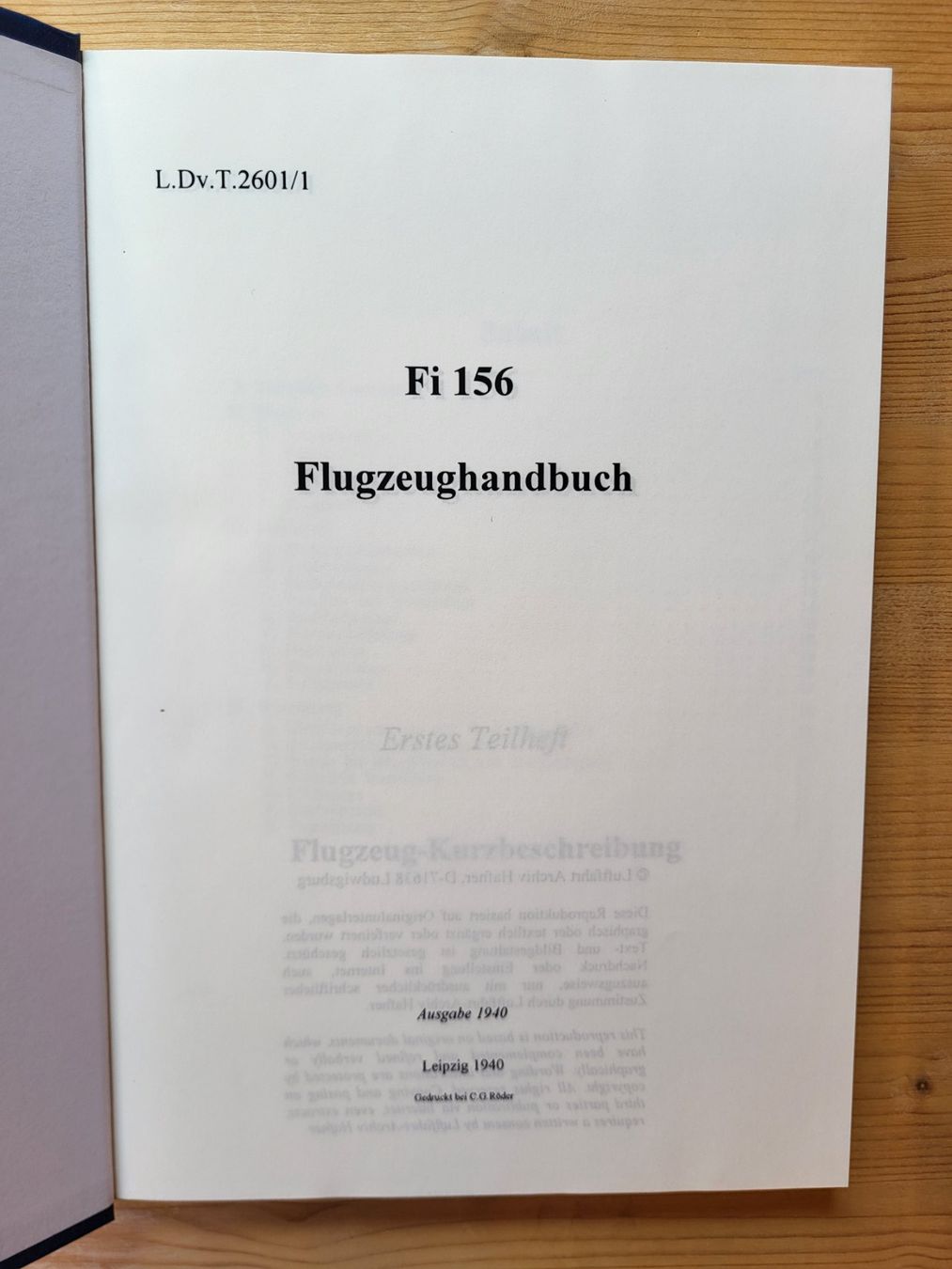 Libri: Fieseler Fi 156 (Storch) Handbücher – Nuovo (secondo la descrizione) da Winkel venduto da heinzwfw 1