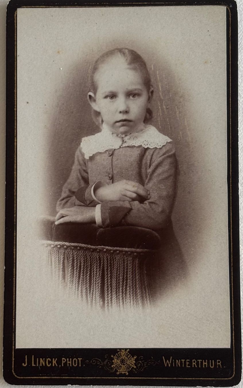 Cartoline postali: CDV J. Linck, Winterthur - Kind – Usato da Frauenfeld venduto da Merk52