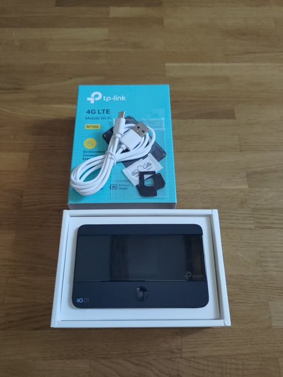 Mobiler SIM-Karten Router: TP-Link M7350 4G LTE (Gebraucht) in ...