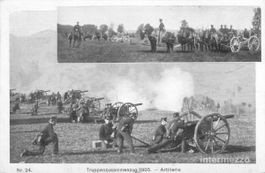 Militär // 1905 Truppenzusammenzug Artillerie Armee