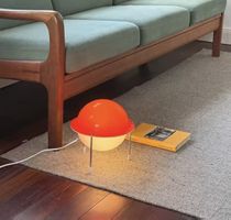 Bauhaus Stil Lampe im Space Age Future Design, Orange!