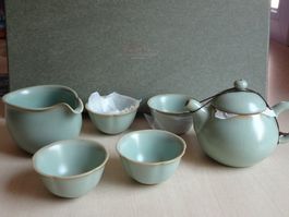 Lin's Ceramics Studio Teeset Taiwan neuwertig Keramik Asia