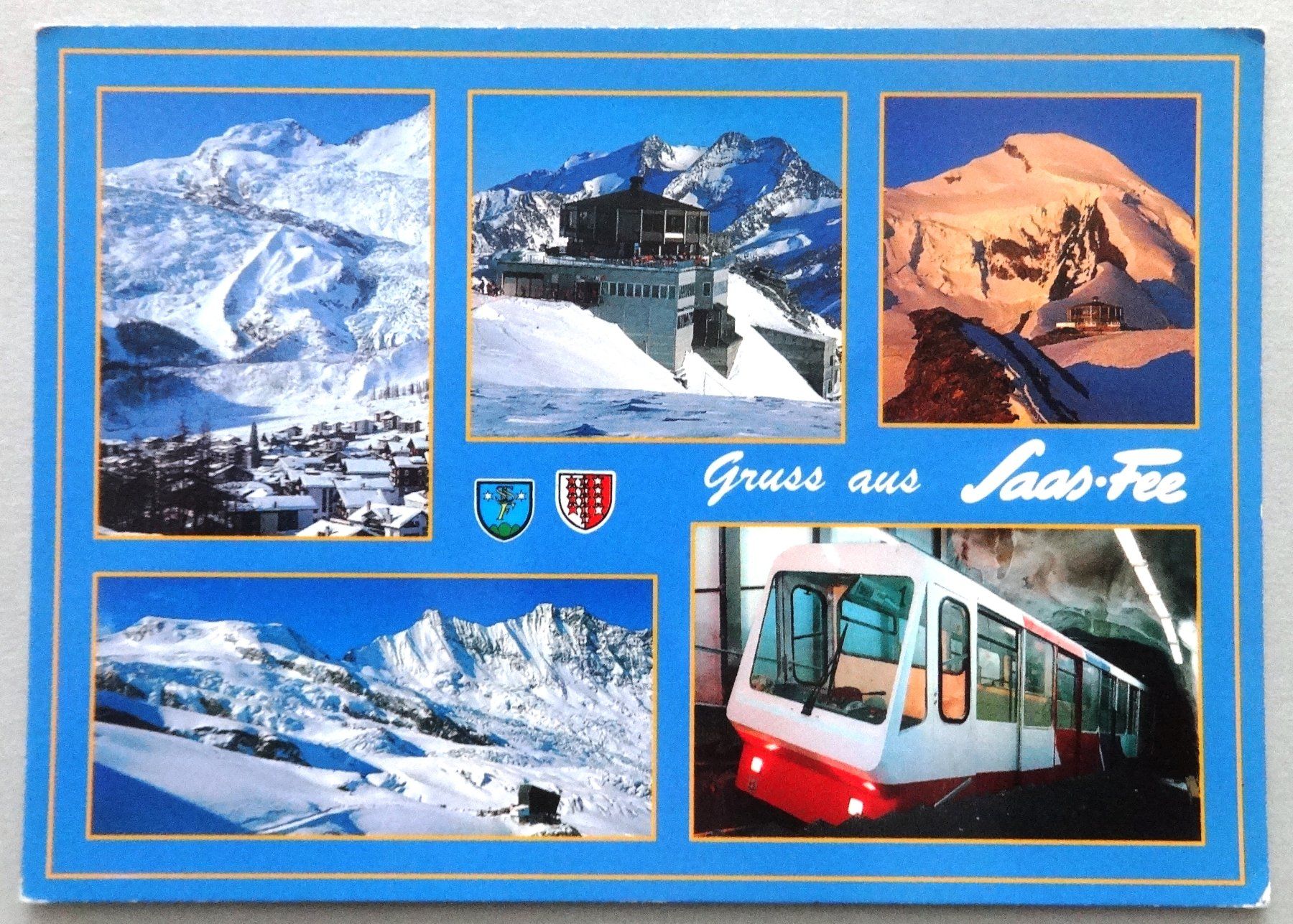 Cartoline postali: Saas-Fee – Usato da Fétigny venduto da Billy2miny