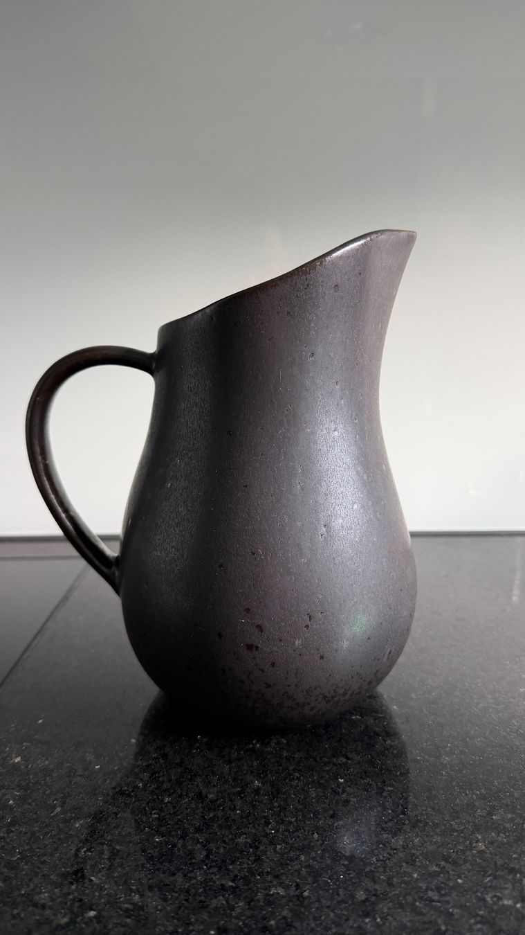 Caraffe: Steingut Krug / Karaffe, Dunkelbraun – Usato da Zürich venduto da pre_vy7t