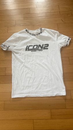 ICON2 T-Shirt Weiss Gr. M mit Logo-Print, Sommer-Look 45 ...