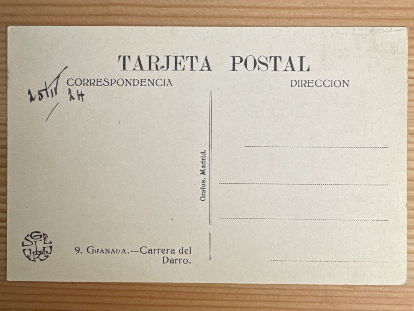 Cartoline postali: Antike Ansichtskarte, SPANIEN, Granada, Carrera del Darro – Nuovo (secondo la descrizione) da Zürich venduto da Tarafo5 1