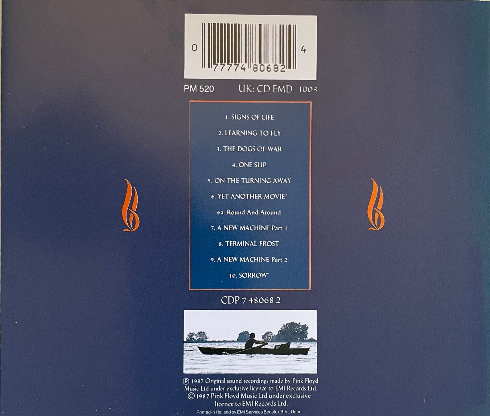 CD: Pink Floyd - A Momentary Lapse of Reason – Usato da Brunnen venduto da Barfly5 2
