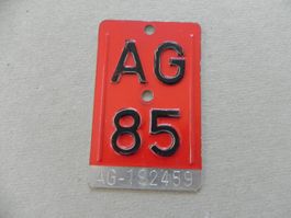 Velonummer Velo Rad AG 1985 Aargau 85 Nummer Geschenk Bike