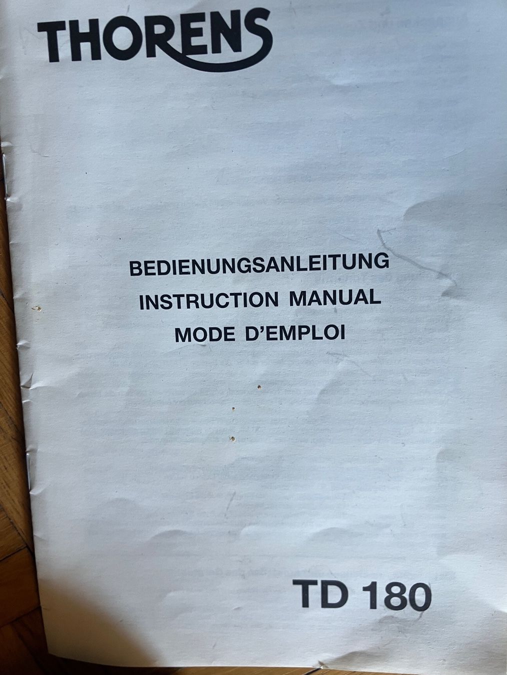 Thorens Giradischi: Plattenspieler Thorens TD180 – Usato da Horgen venduto da Reisbesen 2