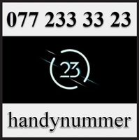 Handynummer, Telefonnummer, Natelnummer, 077 233 33 23