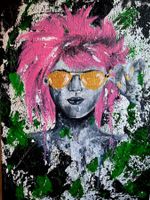 Acrylbild Pinky