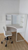 Ikea Micke Eckschreibtisch mit Stuhl